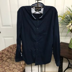 Demin & Flower Ricky Singh Long Button Down L